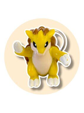 Pokemon Vintage 1999 Action Figure Toy: Sandslash Keychain